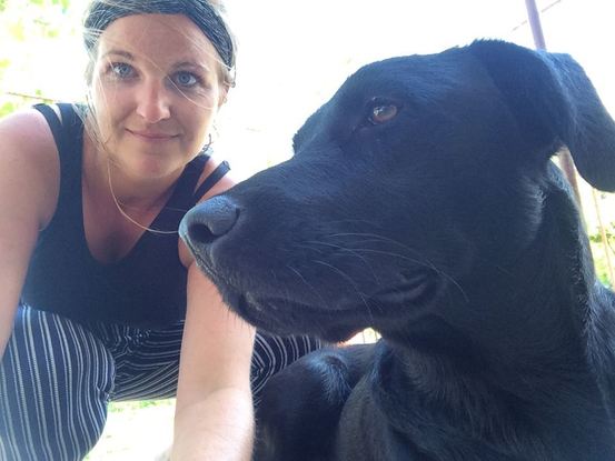 Slider sylvia and dog